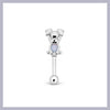 Dog straight piercing