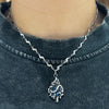 Wizard blue necklace