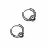 Ball mini hoop earrings