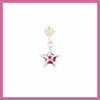 Mini Pink star piercing
