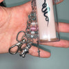 Black butterfly drop lighter keychain case