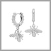 Bee thorn hoop earrings