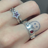 Sterling silver 6 ring set (20% off)