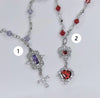 Double pendant crystal necklace