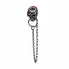 Skull chain drop piercing