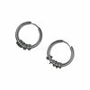 Star hoop set earrings