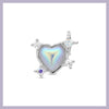 Pastel purple heart sparkle