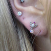 Angel heart pearl piercing