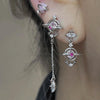 Mix and match pink space earrings