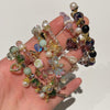 Pink star drop bracelet