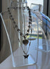 Rope chain heart thorn necklace