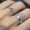 Sterling silver 6 ring set (20% off)