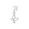 Butterfly double delicate drop piercing
