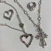 Pearl cross necklace